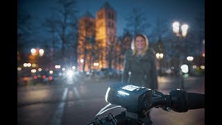 AkkuFrontscheinwerfer LS 760 IGO VISION – das innovative Fahrradlicht [upl. by Tadio]