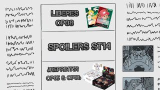 REPRINTS OP05 Y OP06 LIDERES OP08 SPOILERS ST14  NOTICIAS ONE PIECE TCG [upl. by Essile]