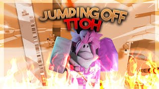 JUMPING OFF THE Tower Of Hell 169 STAGES [upl. by Yerfoeg826]