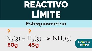 Reactivo Límite explicaciones y ejercicios resueltos [upl. by Sixel]