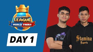 World Finals Day 1  Clash Royale League 2023 [upl. by Eecyaj]