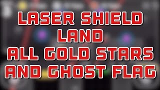 Flappy Golf 2  Laser Shield Land  All Gold Stars and Ghost Flag [upl. by Spratt107]