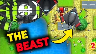 How I Used Monkey Ace ABILITY Ground Zero in Bloons Monkey City 🐵 [upl. by Atiuqihs]