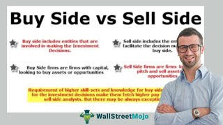 Buy Side vs Sell Side  Top 7 Differences  Compensation [upl. by Aronek]