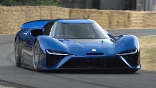 1360HP NIO EP9  World’s Fastest Electric Road Car Driven FLAT OUT  Goodwood  INCREDIBLE SPEED [upl. by Iniffit]