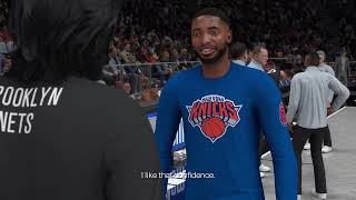 NBA2K25  MyCareer  16  Jersey Swap With Mikal Bridges [upl. by Dnalsor]