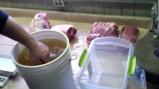 Wet Brine Bacon at home [upl. by Annairam696]