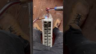 HOW To remove stuck radiator valve tails howto diy plumbing plumber youtubeshorts asmr [upl. by Ahsratal978]