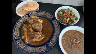 LAMB DINNER مشوي كتف الخروف [upl. by Annauqahs614]