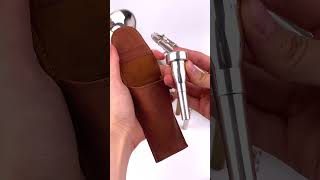 The handmade Crazy Horse leather mouthpiece pouch kgumusic trumpetaccessories trumpet [upl. by Graham392]