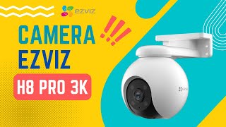 Trải nghiệm camera ngoài trời EZVIZ H8 PRO 3K camera 360 độ có màu ban đêm  Hoàng Phát GPT [upl. by Enilekaj]