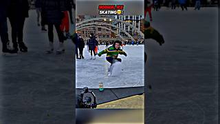 normal boy ice skating vs brutal boy ice skating trollface edit troll [upl. by Jegger]