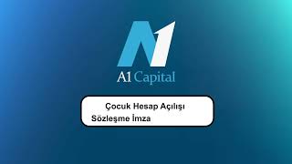 Çocuk Hesap Açılışı Sözleşme İmzalama Adımları [upl. by Hploda645]