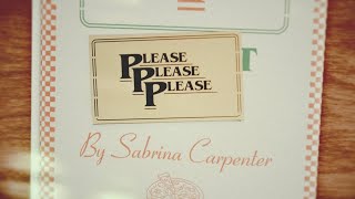 Sabrina Carpenter  Please Please Please Lyric Video [upl. by Leodora]