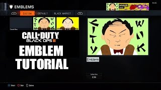 Black Ops 3 Emblem Tutorial 035  Realistic Eye Babifoot [upl. by Nnoved454]