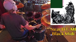 NEAR DT MI  BLACK MIDI DRUM COVER 26 [upl. by Maynard]