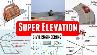 Super Elevation Design  Animated Video  Design of Super Elevation  Highway Engineering [upl. by Ellerad]