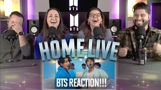 BTS quotHOME Live on the Tonight Showquot Reaction  A fun song with an awesome message 😊  Couples React [upl. by Narcis]