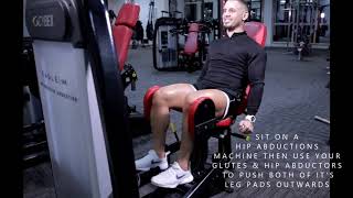 Machine Hip Abductions Glutes [upl. by Attenra]