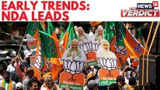 Election Results 2024 News  NDA Takes Lead Over INDIA In Early Trends  Counting Day N18ER [upl. by La290]