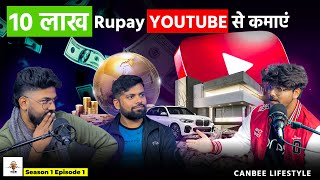 10 Lakh Per Month Income From Youtube And Facebook  Ft Prank Buzz  The Canbee Show SE01 Ep01 [upl. by Elkcim]