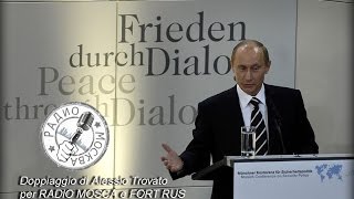 Discorso di Putin alla conferenza di Monaco 2007 Italiano vers integrale [upl. by Sigfried]