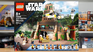 LEGO Star Wars 75365 YAVIN IV REBEL BASE Review 2023 [upl. by Ayot]