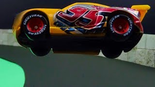 Cars 3 Cruz Ramirez Crash What if Cruz switched to Lightning McQueen Stop Motion Animation [upl. by Hamaso]