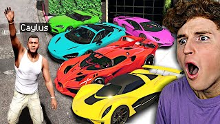 Collecting RARE Quintillionaire Supercars In GTA 5 Mods [upl. by Flessel]