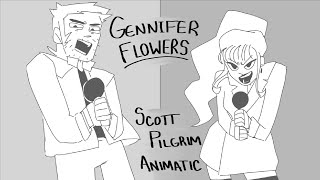 Gennifer Flowers  Scott Pilgrim Animatic [upl. by Annehcu]