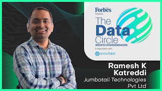 Forbes India presents The Data Circle in association with Snowflake  Ramesh Katreddi Jumbotail [upl. by Oilisab17]