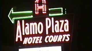 Alamo Plaza Hotel Courts at Dallas Texas 1991 [upl. by Llevron]