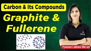 Allotropes Graphite amp Fullerene  Carbon and Its Compound Class 10  Poonam mam  ATP STAR KOTA [upl. by Aidnac]