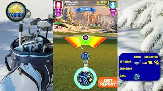 Hole 7  Par 3 Grunberg Slopes  3rd Tee  GUIDETUTORIAL Golf Clash tips [upl. by Kloster435]