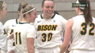 NDSU Womens Basketball Defeats Fort Wayne 9485 [upl. by Ydnirb594]