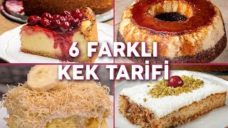 quotDaha Önce Kek Yememişimquot Dedirtecek 6 Farklı Kek Tarifi  Kek Tarifleri  Yemekcom [upl. by Corel823]