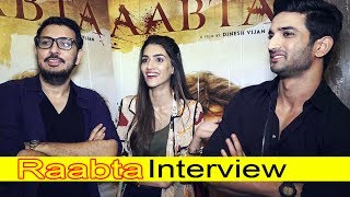 Raabta Movie Interview  Sushant Singh Rajput Kriti Sanon Dinesh Vijan  Full Video HD [upl. by Iturk]