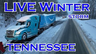 🔴LIVE  Tennessee  Alabama Winter Storm brings dangerous Travel [upl. by Aizti]