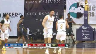 Cezar Guerrero Playing In Professional Basketball League Highlights LBE Chihuahua Highlights [upl. by Watts]