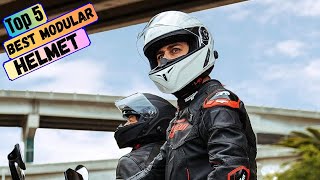 🔥 Best Modular Helmet of 2024  Top 5 Modular Helmets for Every Rider🏍️ [upl. by Pammy385]