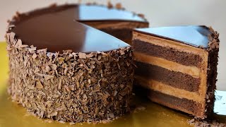 컵 계량  촉촉한 초콜릿 케이크  Moist Chocolate Cake Recipe  Best Chocolate Buttercream  초코 버터크림 만들기  ASMR [upl. by Ahsieket]