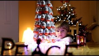 How To make Kinder Surprise Christmas Tree​​​ [upl. by Vivyanne]