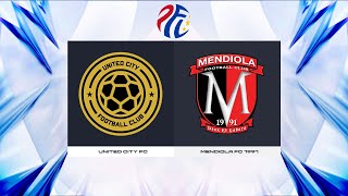 PFL Season 2024  United City FC vs Mendiola FC 1991 [upl. by Pip]