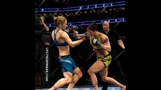 Ronda Rousey Knockout Amanda Nunes shorts nocaute foryou ufc mmafighter viral foryou [upl. by Cherilyn]