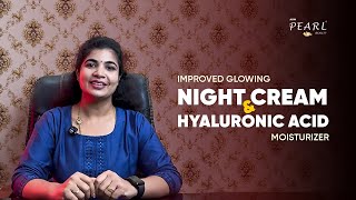 Improved Glowing Night Cream To Remove Tan And Hyaluronic Acid Moisturizer [upl. by Hakkeber]