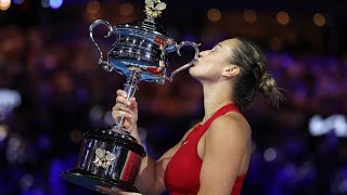 Aryna Sabalenka wins women’s Australian Open [upl. by Gati]