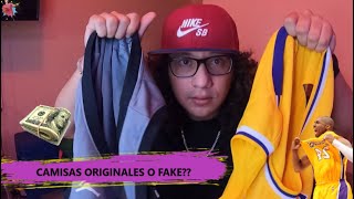 CAMISETAS DE LA NBA ORIGINALES VRS FAKE  COMO COMPRARLAS MAS BARATAS [upl. by Assylem293]