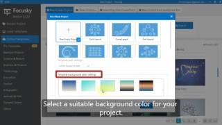 Focusky Tutorial Create a New Empty Project Easily by Yourself [upl. by Sunda80]