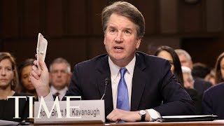 Senators give arguments following a vote to advance Brett Kavanaughs nomination  TIME [upl. by Ahslek]