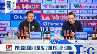 „Paderborn ist eine spielstarke Mannschaft“  PK vor Paderborn mit Cheftrainer Christian Titz [upl. by Eilatam]